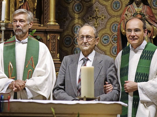Die Pfarrer Thomas Denoke (links) und ...sind immer noch seine Leidenschaften.   | Foto: Privat/Blum (2)