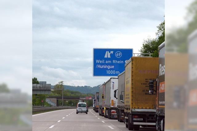 Auf der A5 muss mit Staus gerechnet werden