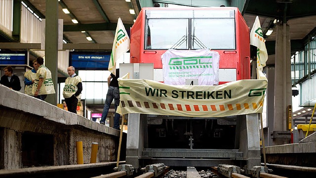 Kein Zug wird kommen &#8211;  der Bahn...kndigt   Gewerkschafter Weselsky an.   | Foto: dpa