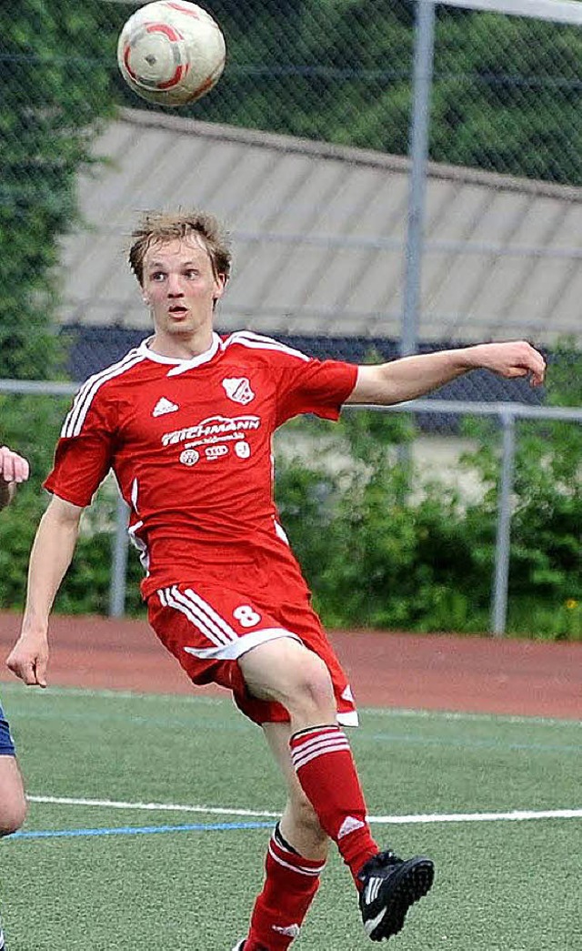 Traf gegen seinen Ex-Verein: Sebastian Rapp (FC Schnau)   | Foto: Schn