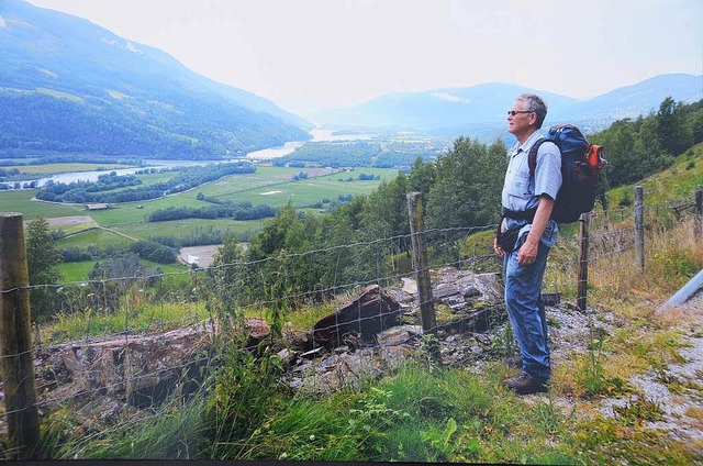 Ulrich Schfle bei seiner Pilgerreise auf dem Olavsweg in Norwegen  | Foto: Privat