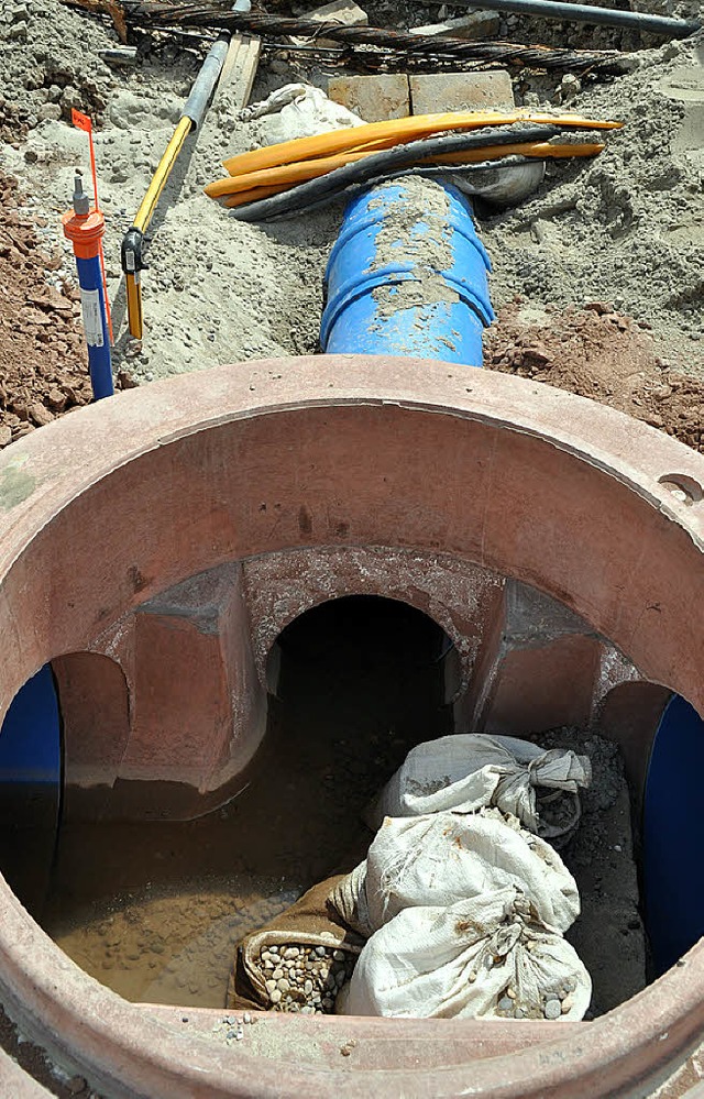 In Au werden Schmutzwasserkanle saniert.   | Foto: Steckmeister