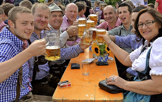 Ja sind wir denn in Bayern? Fast htte...e in Horben denken knnen <ppp> </ppp>  | Foto: Susanne Ehmann