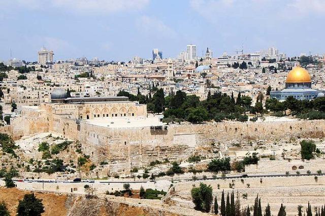 In Jerusalems Altstadt fhlt er sich relativ sicher