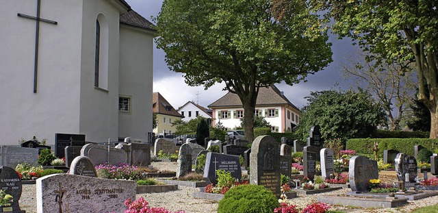 Der Grwihler Friedhof beschftigte die Rte.  | Foto: Werner Probst