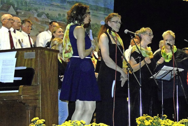 Chorgesang im Zeichen der Liebe: Der G...acht Herten bei seinem Jahreskonzert.   | Foto: ZVG