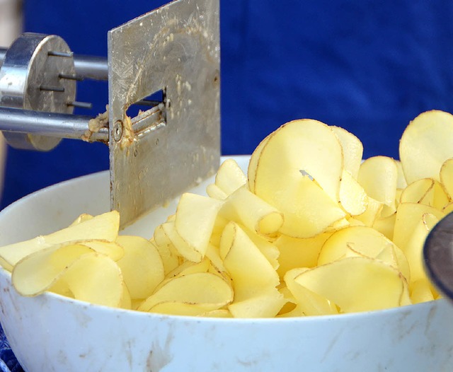 Kartoffelspezialitten &#8211; hier in... Hrdepflfeschds auf der Speisekarte.   | Foto: Sylvia-Karina Jahn
