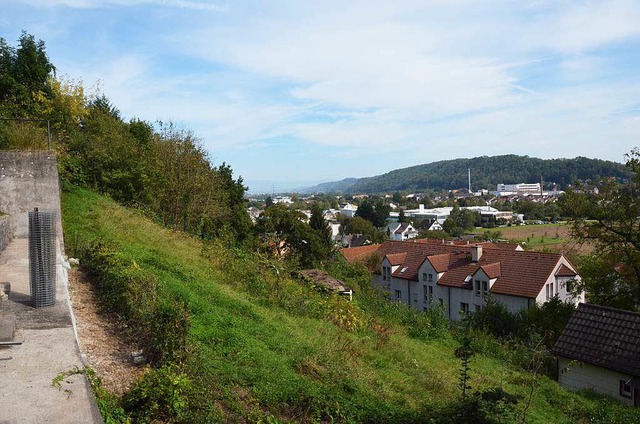 Weil auf dem steilen Gelnde am Linger...Gemeinderat einen neuen Bebauungsplan.  | Foto: Matthias Maier