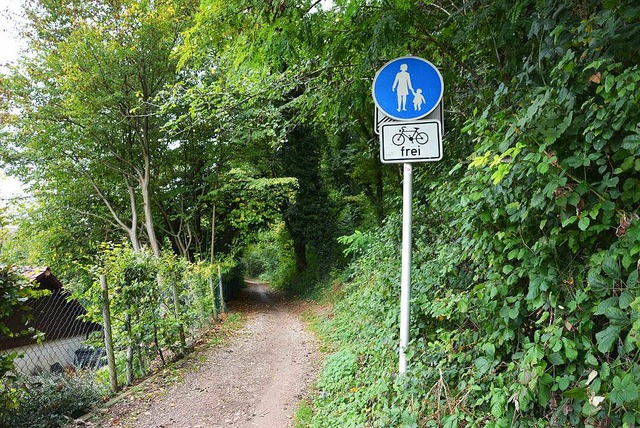 Riehener Weg zwischen dem &quot;Rippel...und der Gemeinde Riehen in der Schweiz  | Foto: Heinz u. Monika Vollmar