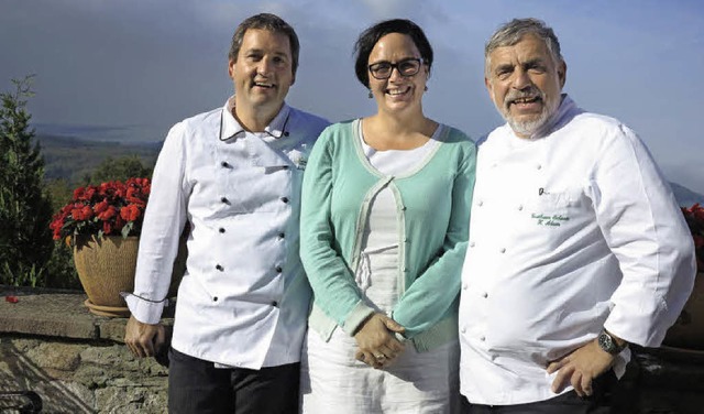 Das Schlossrestaurant Brgeln wechselt...ann und Hans-Joachim Adam (von links)   | Foto: d. philipp