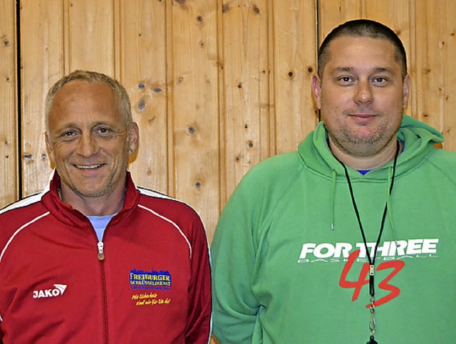 Neues Trainergespann bei den Dreisamti...anz Rees (links) und Damir Hasanovic.   | Foto: privat