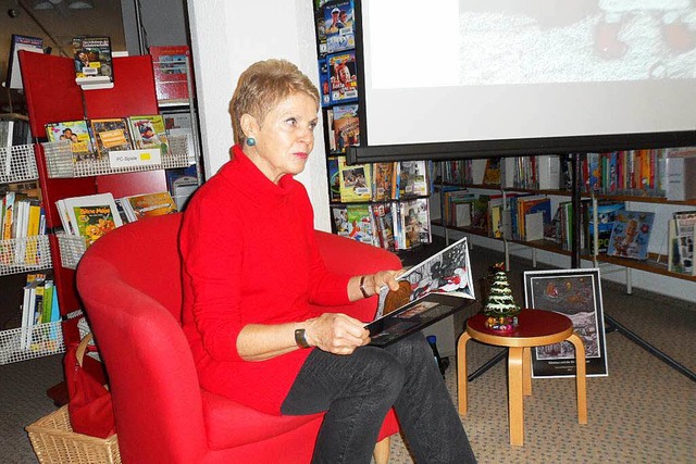 Helga Bauer, hier auf einer Aufnahme v...zwei Veranstaltungen in der Mediathek.  | Foto: Tobias Winterhalter