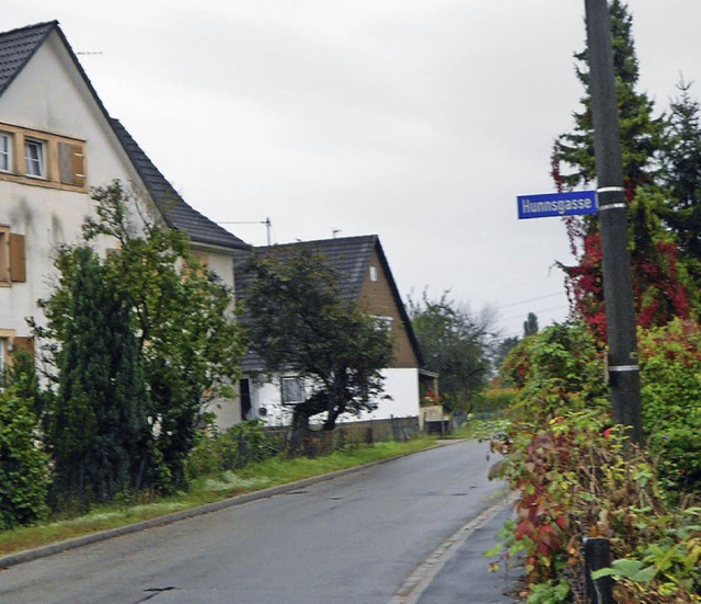 Die Grenze frs Quartierkonzept   verluft entlang der Hunnsgasse.    | Foto: langelott