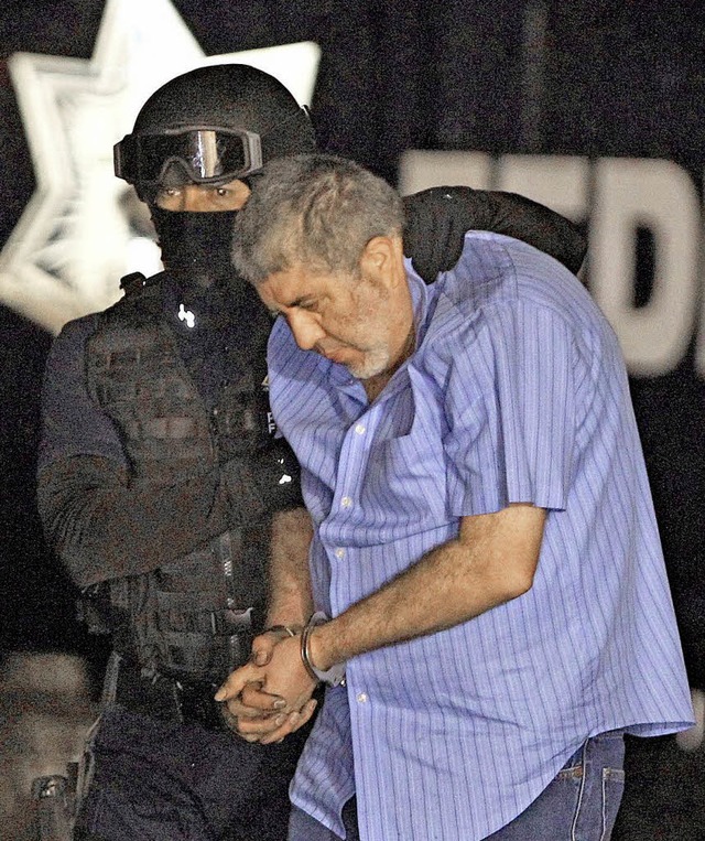Drogenboss Vicente Carrillo Fuentes bei seiner Verhaftung  | Foto: DPA