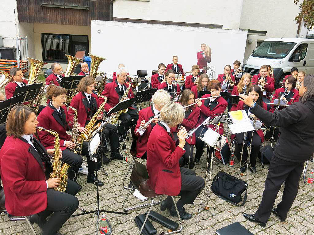 Der Musikverein Bettmaringen spielte zur Unterhaltung auf.