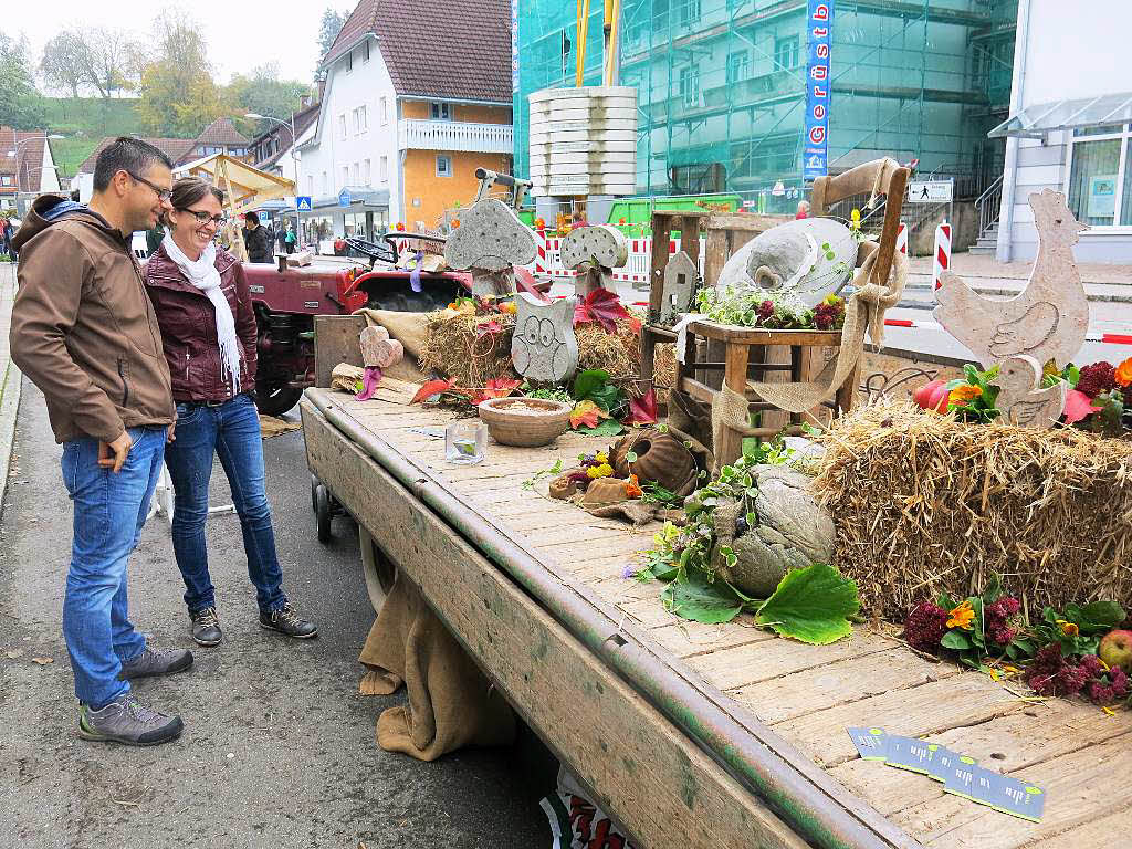 Auch einen Bauernmarkt gab es beim Herbstfest.
