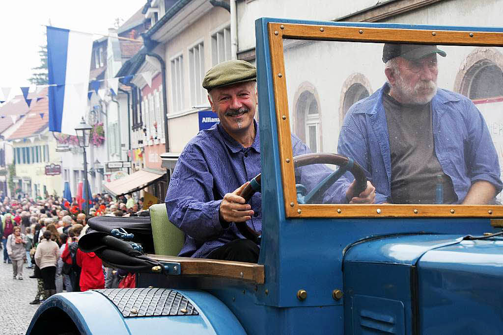 Liebevoll gepflegte Oldtimer und echte Raritten boten die Endinger Traktorenfreunde.