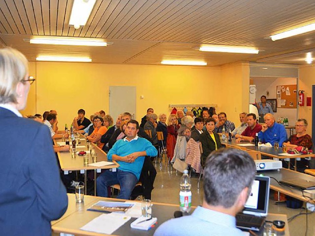 Volles Haus bei der Brgerversammlung in Zunzingen  | Foto: Gabriele Babeck-Reinsch