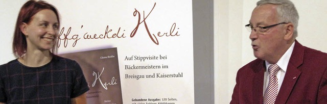 Doppelte Premiere: Beim ersten Endinge...e Buch &#8222;Uffgweckdi Kerli&#8220;.  | Foto: Ruth Seitz