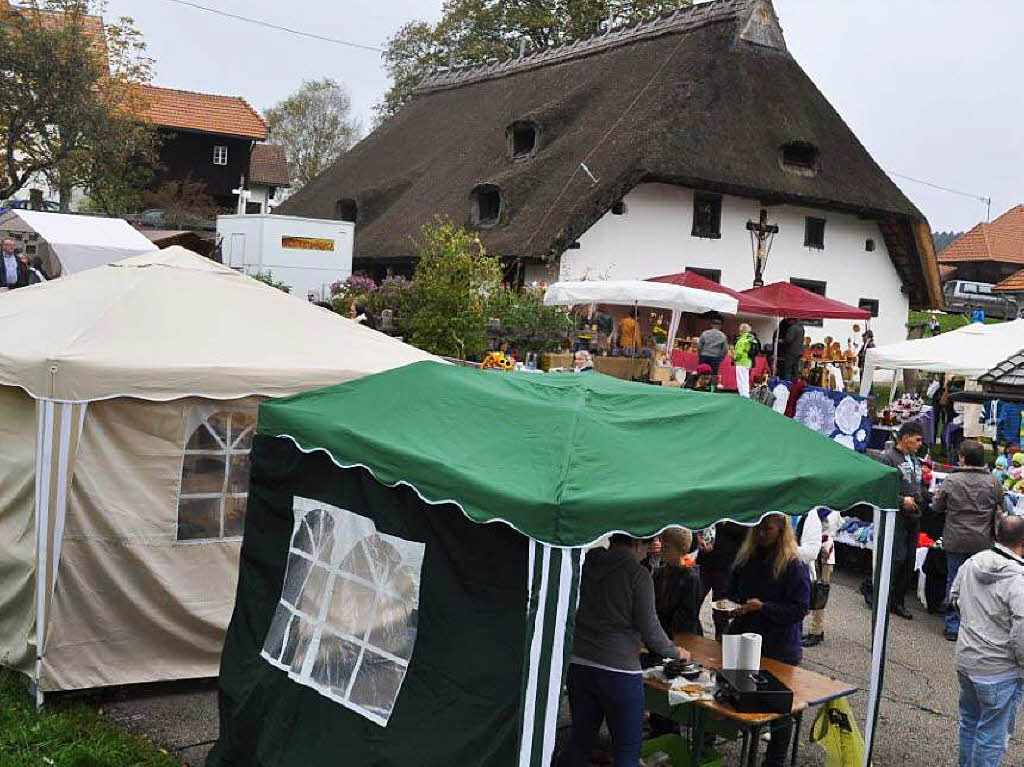 Bunt und vielfltig war das Angebot beim Erntemarkt auf dem Klausenhof.