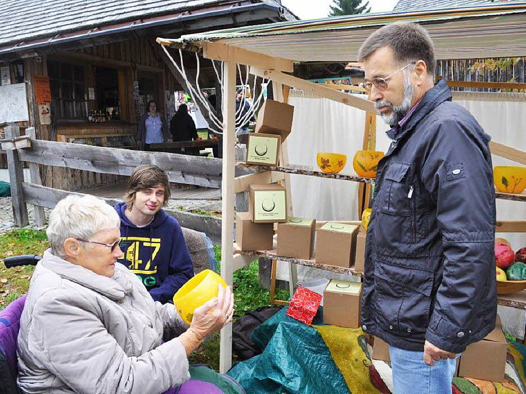 Bunt und vielfltig war das Angebot beim Erntemarkt auf dem Klausenhof.