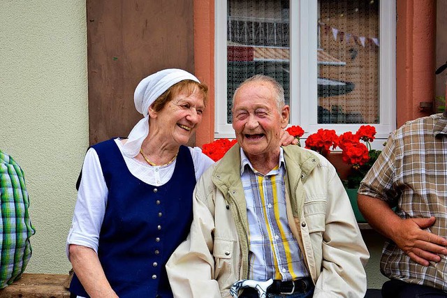 Den Fotowettbewerb im Rahmen des Melap...mit ihrem Bild eines lachenden Paares.  | Foto: Nicole Fischer