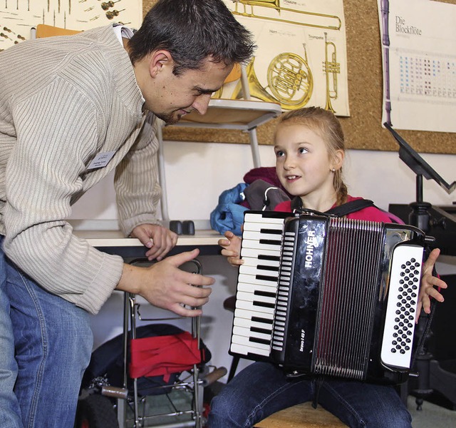 Die Musikschule ldt zum Kennenlernen ein.  | Foto: Monika Weber