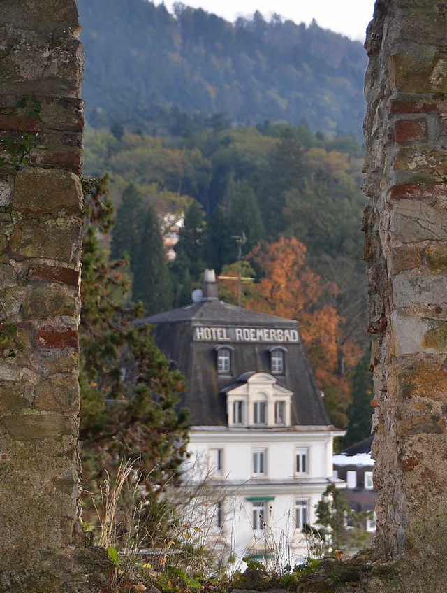 Ein zauberhafter Ort fr die Literatur... Rmerbad in Badenweiler mit Umgebung   | Foto: sigrid umiger /bz