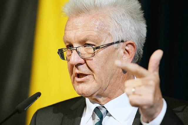 Kretschmann erwartet vom Bund Hilfen für Flüchtlinge