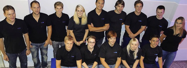 Beruflicher Nachwuchs bei der H2O GmbH...ttina Bhringer (ganz rechts im Bild)   | Foto: zvg