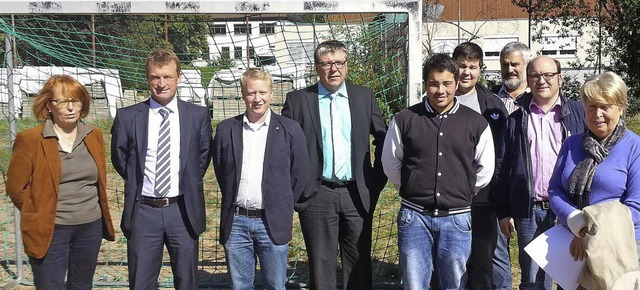 Thema Jugendtreff und Soccerfeld:  CDU...minik Simon und Stadtrten in Todtnau   | Foto: ZVG