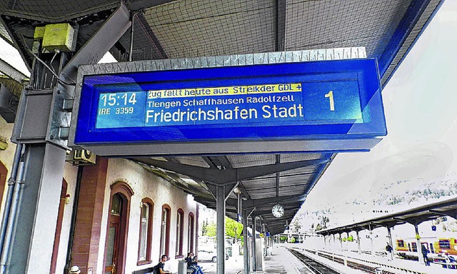 Schlechte Nachrichten fr die Bahnreis...treiks der Lokomotivfhrer ausgefallen  | Foto: Buda