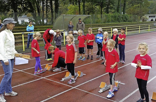 berwiegend Kinder und Jugendliche bet...r Leichtathleten im TV Bad Sckingen.   | Foto: Verein