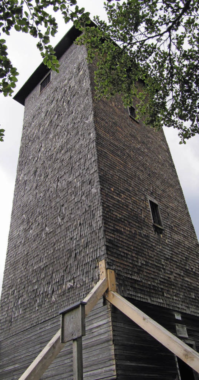 Der Lehenkopfturm wird saniert, ein Neubau ist zu teuer.   | Foto: S. Filz