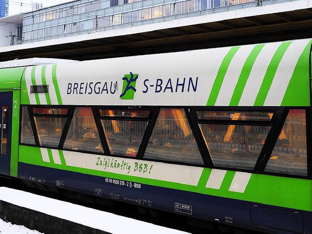 Breisgau-S-Bahn im Hauptbahnhof Freiburg  | Foto: Thomas Kunz