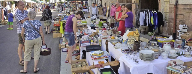 Flohmarkt in Teningen: Die Teninger Ve...sich fr die Zukunft viel vorgenommen   | Foto: Karlernst Lauffer