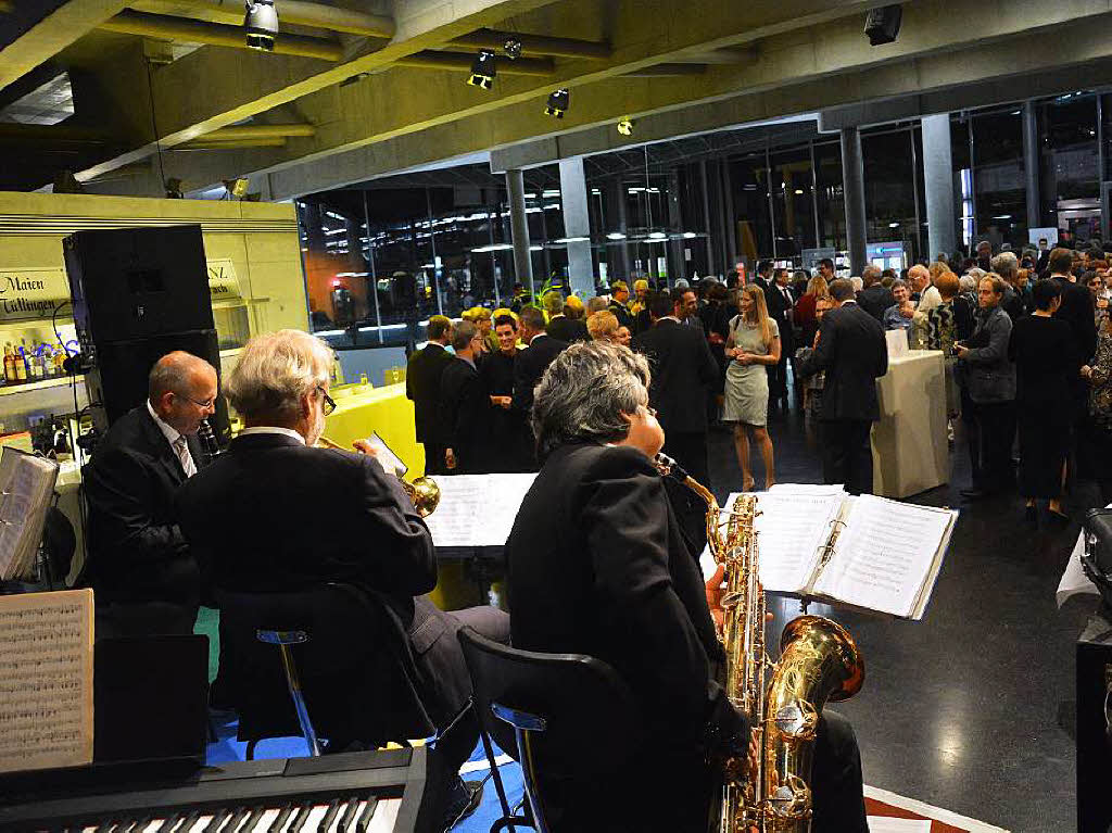 Die Sugar Foot Stompers spielten zum Apéro auf. Die Sugar Foot Stompers spielten zum Apéro auf.