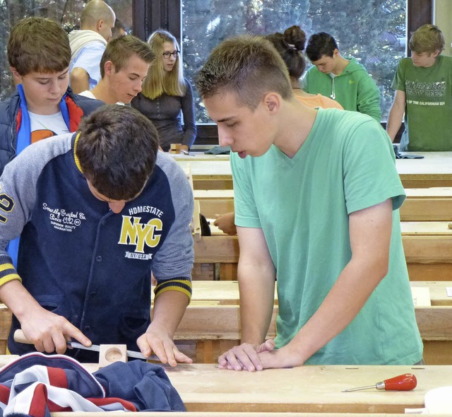 Jobstartbrse in der Hans-Thoma-Schule  | Foto: Peter Stellmach