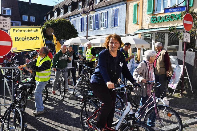 75 Breisacher Brger beteiligten sich ...erten Verbesserungen beim Radwegenetz.  | Foto: Kai Kricheldorff