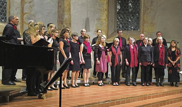 Singfreudig und stimmgewaltig: der Chor Temporal   | Foto: Landprecht
