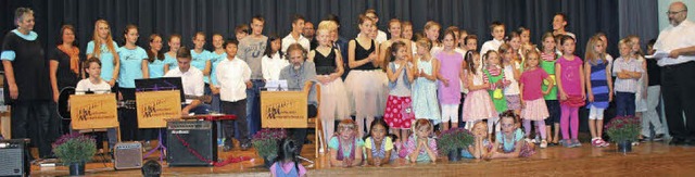 Schler der Musikschule Markgrflerlan...eim Konzert in Istein, was sie knnen.  | Foto: Antje Gessner