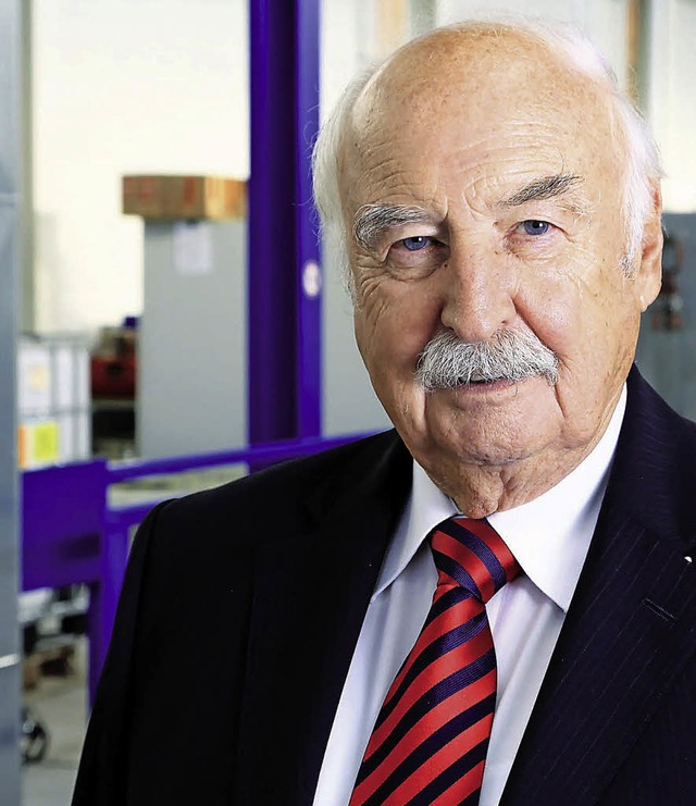 Doppelter Geburtstag: Seniorchef Karl ...rd 80 Jahre alt, sein Unternehmen 75.   | Foto: privat