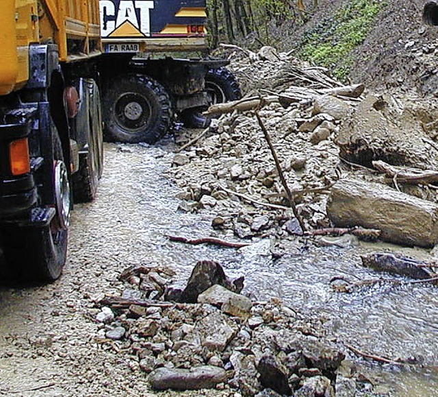 Erdaushub fr die Deponie kann berall anfallen.   | Foto: lange