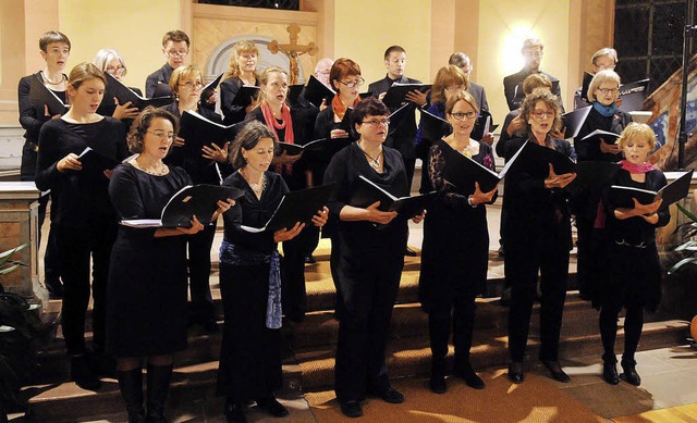 Der Chor  TON-art singt in der Martinskirche.   | Foto: Wolfgang Knstle