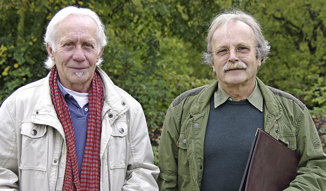 Regisseur Willi Sander (links) freut s...des Janusz Korczak gefunden zu haben.   | Foto: martin pfefferle