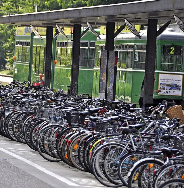 Bike-and-Ride ist ein Baustein, den Au...nd wird vom Pendlerfonds untersttzt.   | Foto: Gramespacher