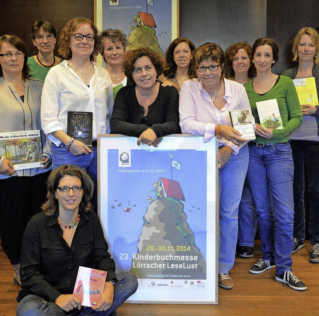 Das Team der Kinderbuchmesse stellt da...le lesebegeisterten Kinder eingeladen.  | Foto: Barbara Ruda