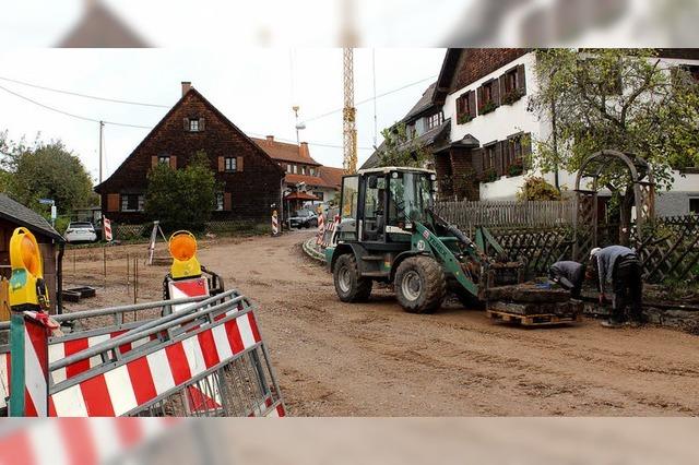 Vorfahrt fr Baufahrzeuge