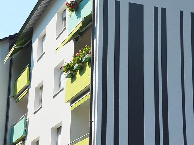 Die Kategorien Wohnung und Markt passe... Fassade in der Nordstadt suggeriert.   | Foto: bernhard