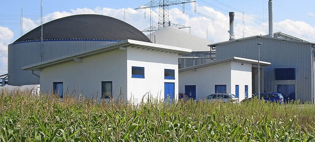 Die Biogasanlage in Neuried.   | Foto: Badenova